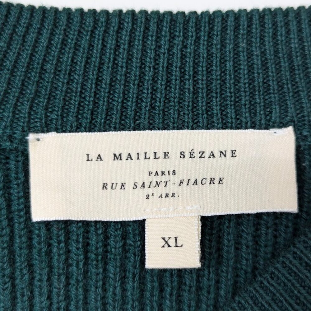 Sezane Sami Jumper in Bottle Green size XL - Picture 6 of 6